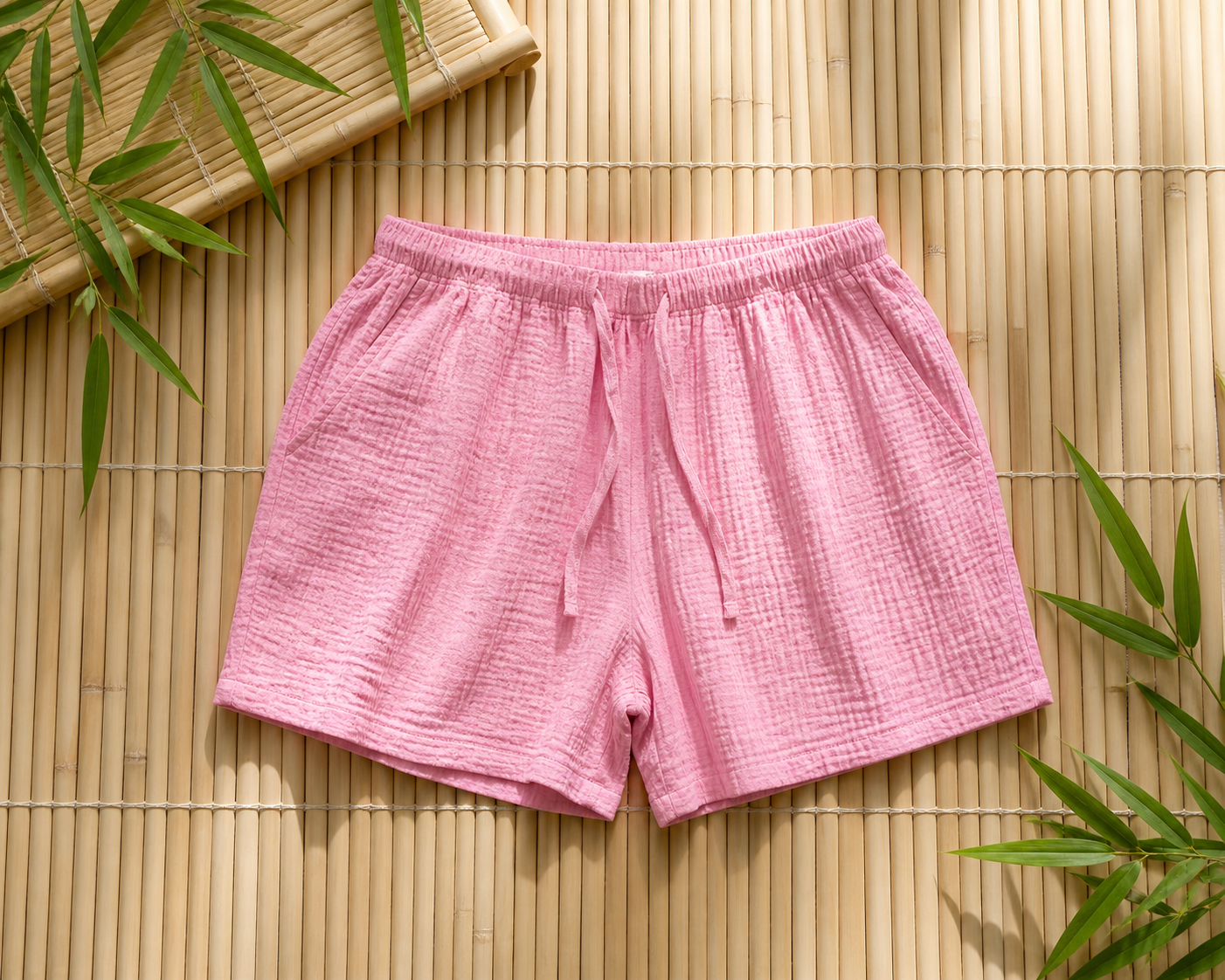 100% Bamboo Shorts - Salmon